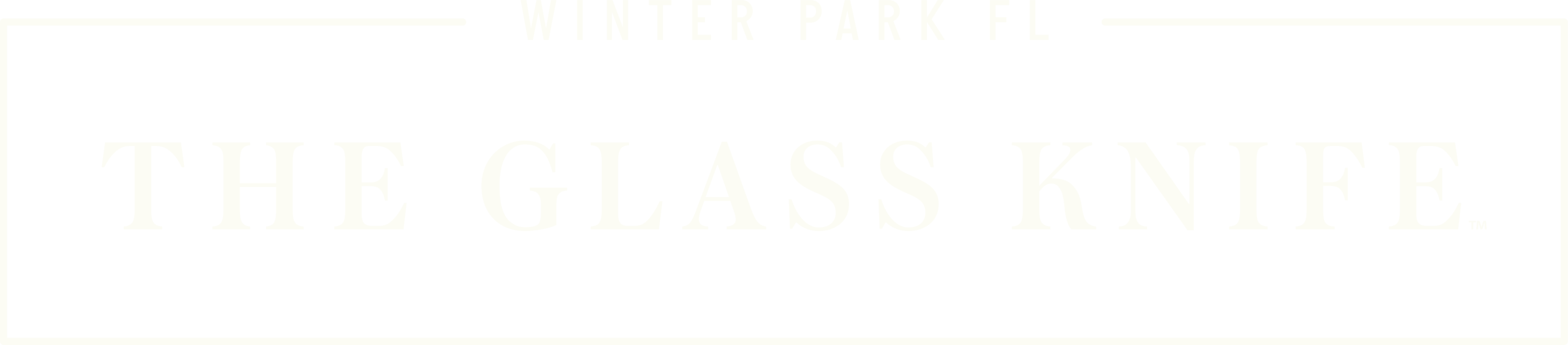 The Glass Knife — Cakes & Café, Winter Park FL