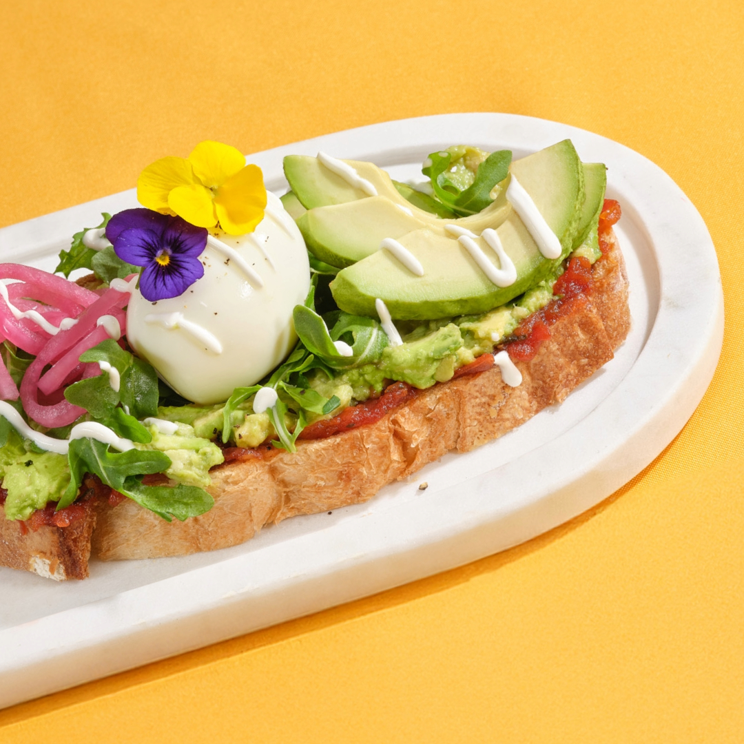 Breakfast Near Me at The Glass Knife in Winter Park, FL - Avocado & Egg Toast