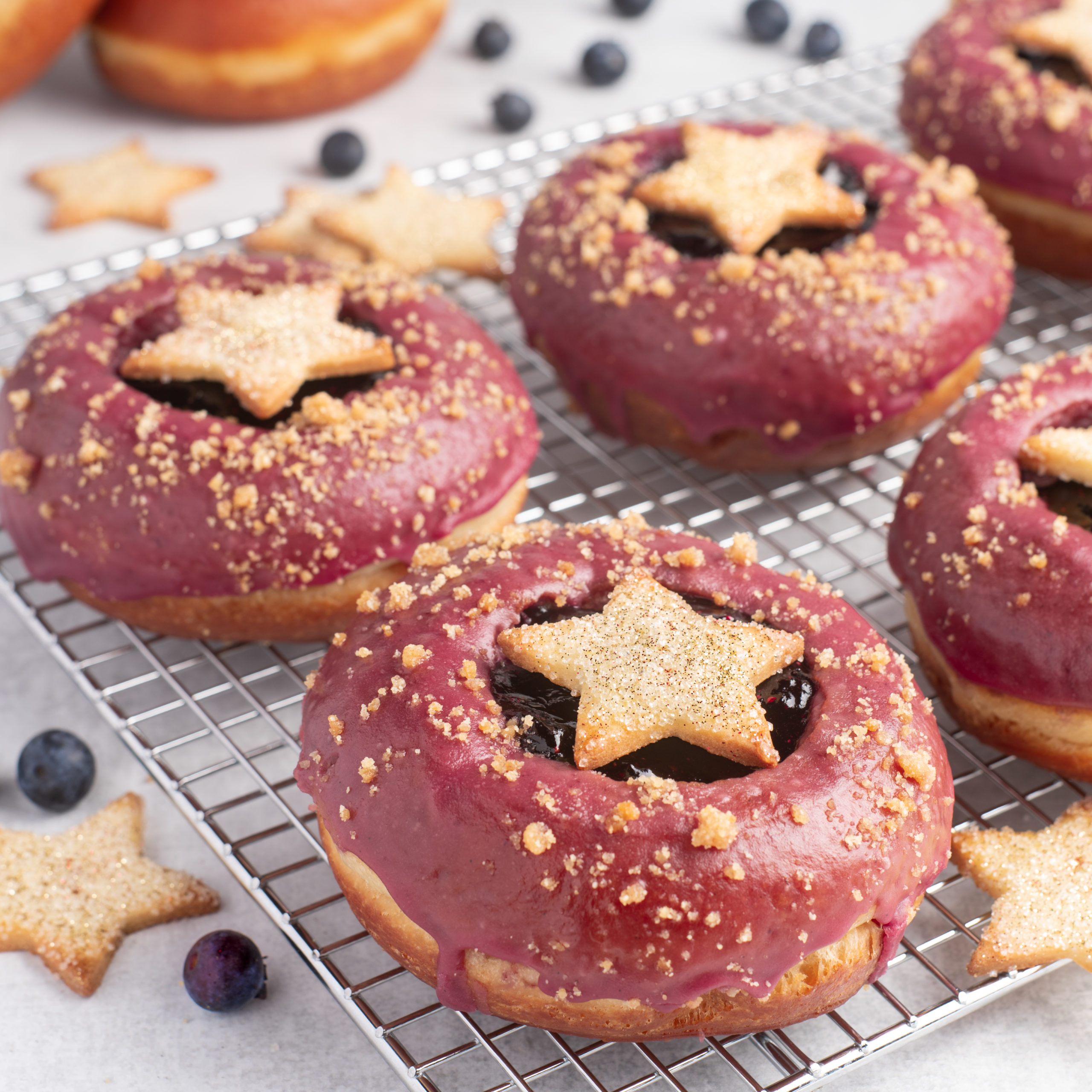 Winter Park Donuts from The Glass Knife - Blueberry Pie Donut