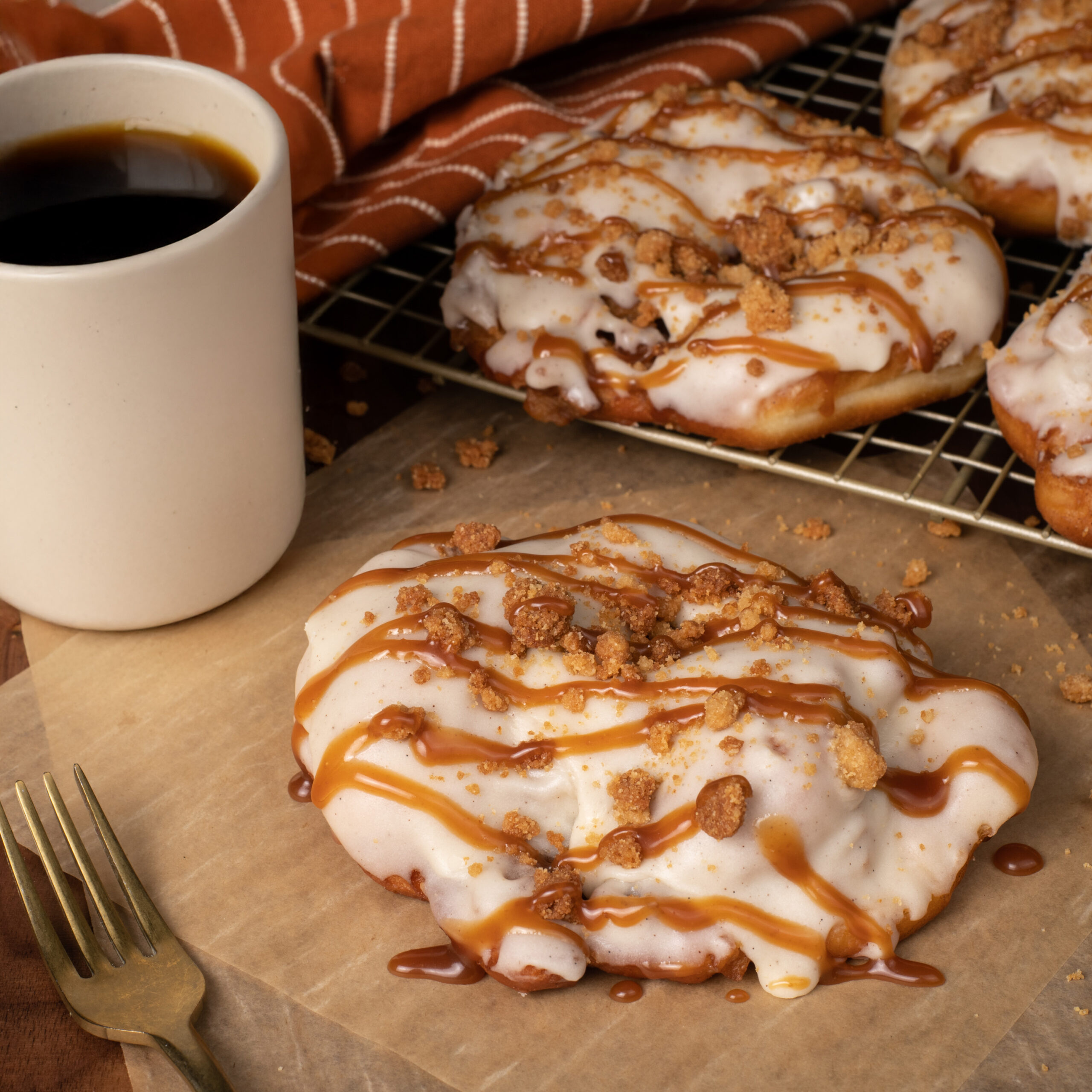 Caramel Apple Fritter