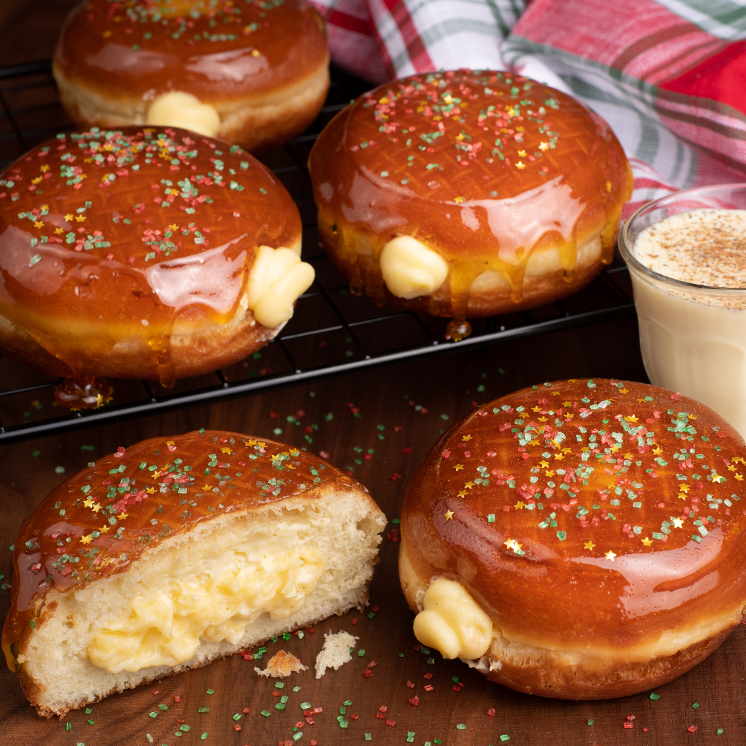 Donut from The Glass Knife in Winter Park, FL - Eggnog Crème Brûlée