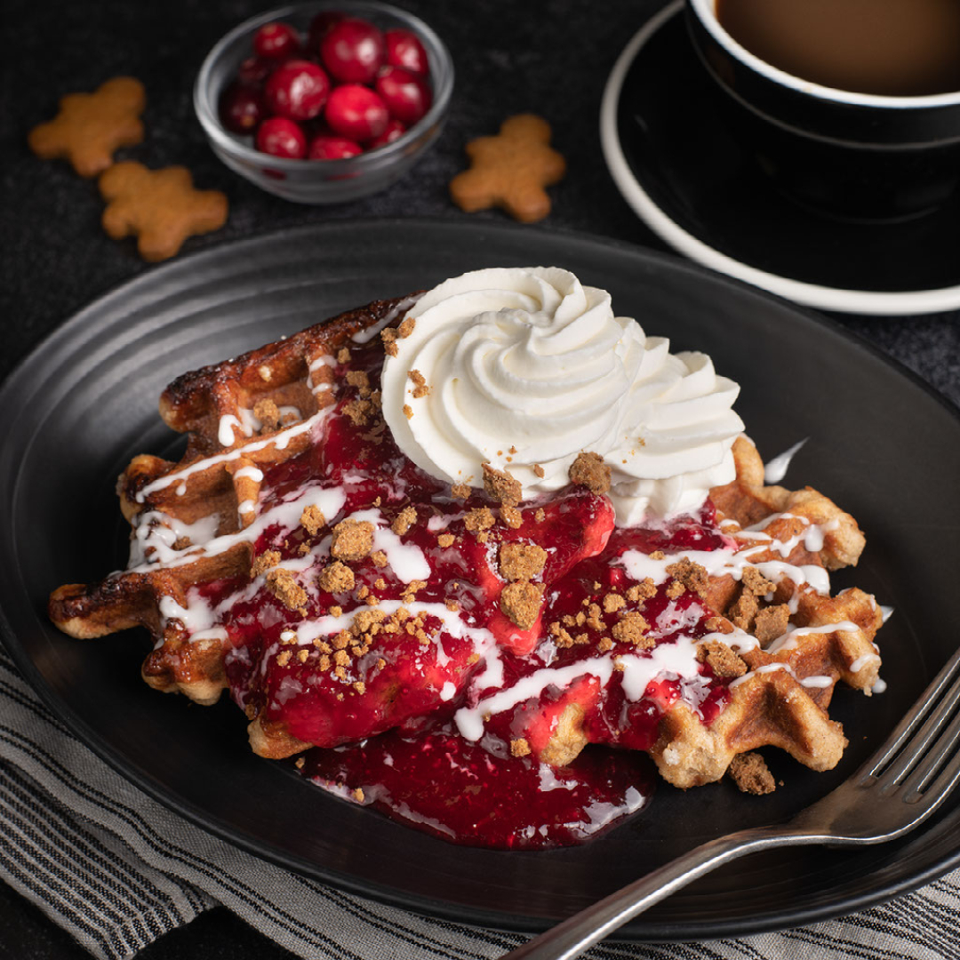 Breakfast and Brunch Menu from The Glass Knife in Winter Park, FL - Gingerbread Waffles