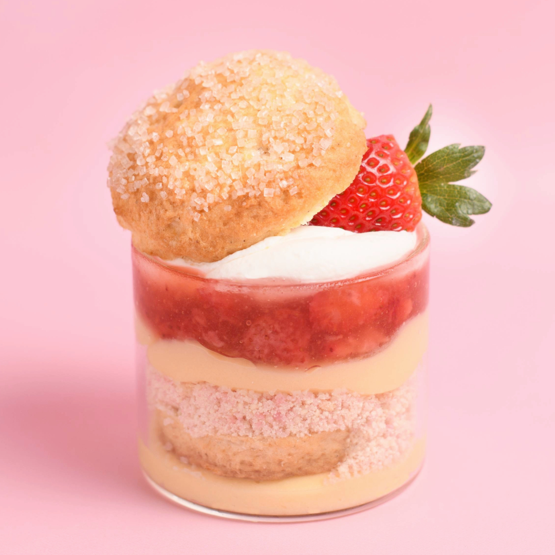 Dessert from The Glass in Winter Park, FL - Strawberry Shortcake Dessert