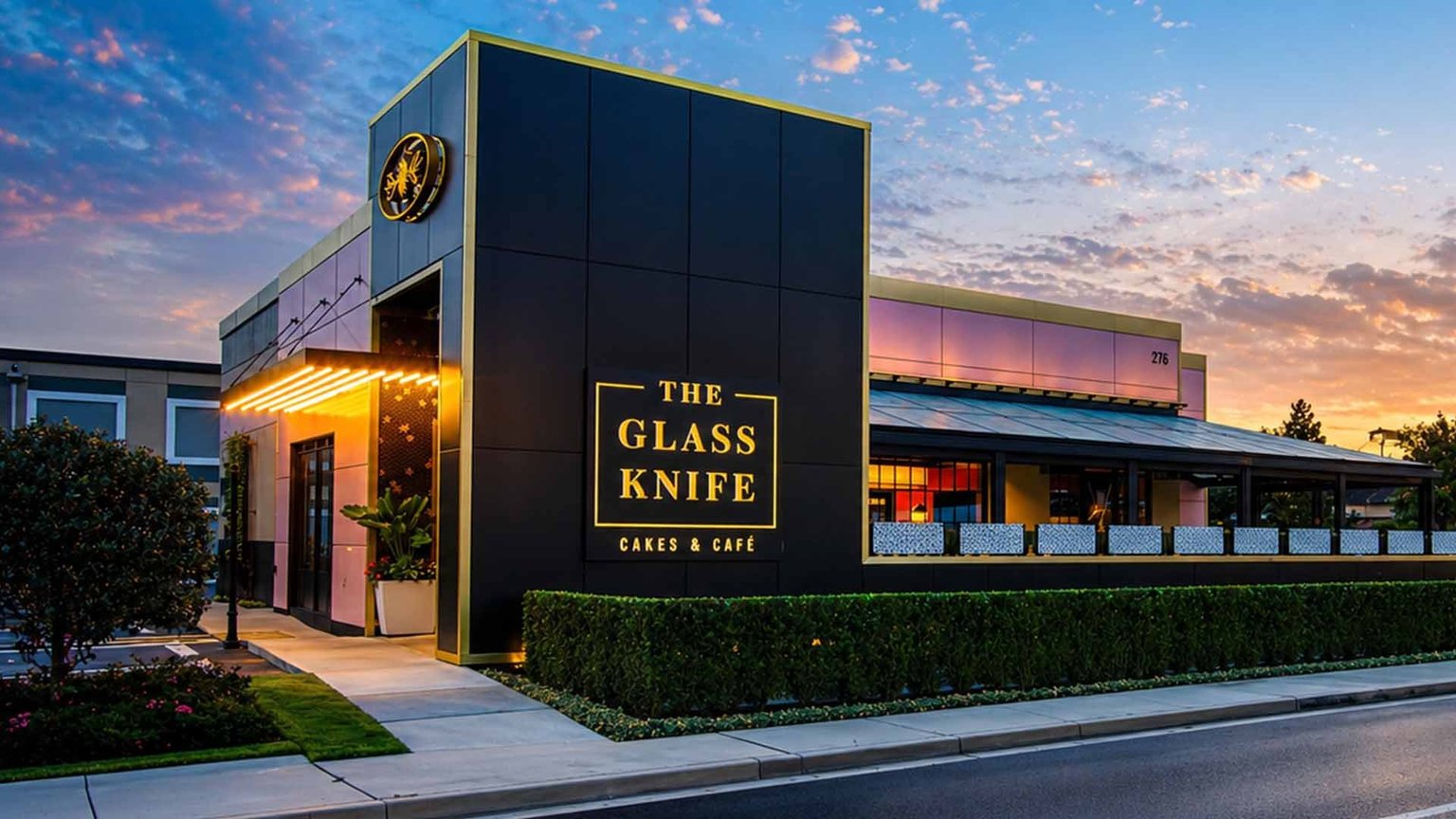 The Glass Knife Orlando Avenue location exterior in Winter Park, Florida