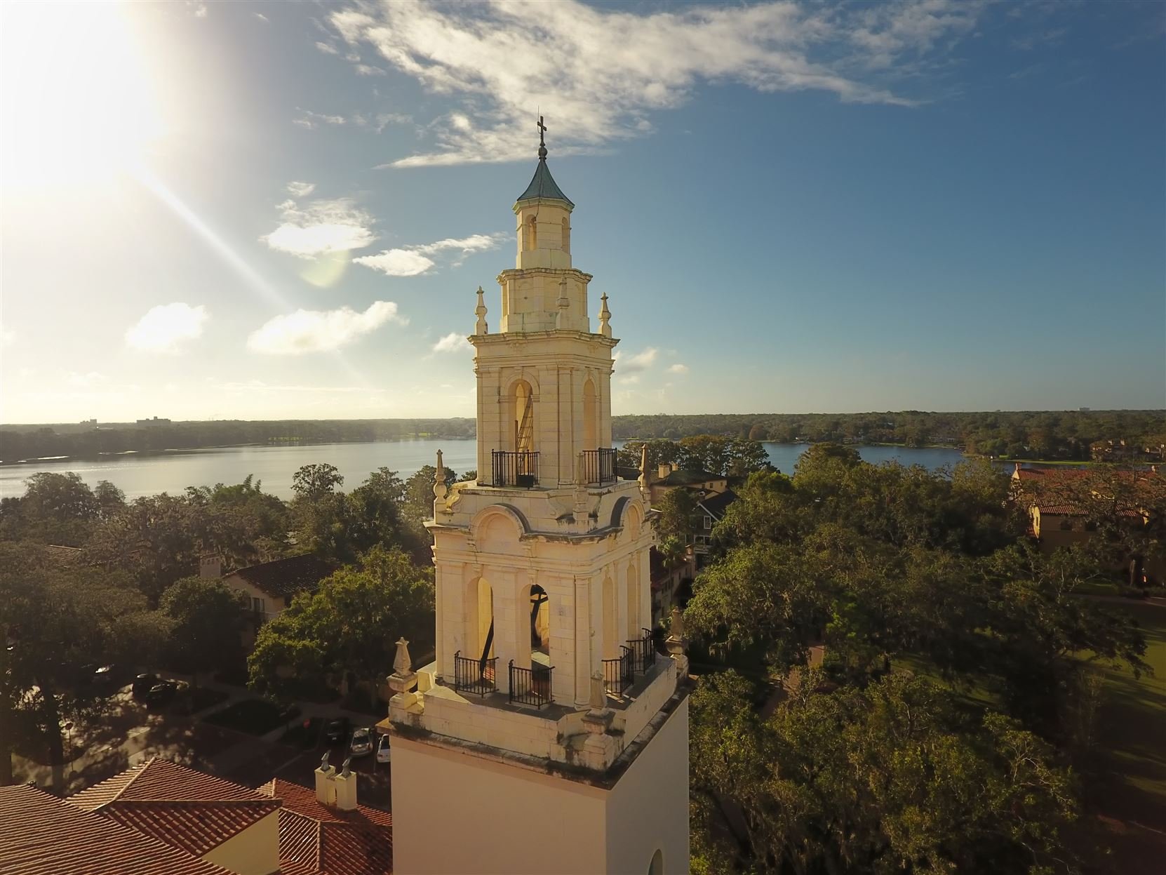 Rollins College and Winter Park skyline